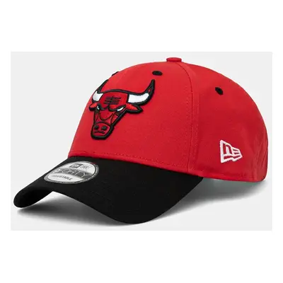 Bavlněná baseballová čepice New Era NBA SIDE PATCH 9FORTY® CHICAGO BULLS červená barva, s aplika