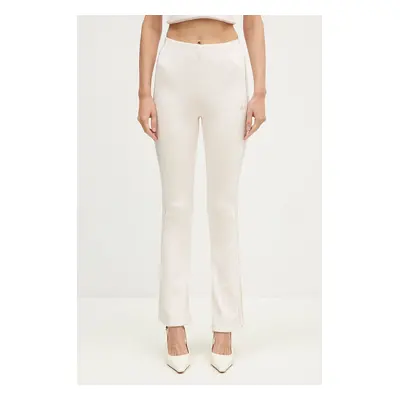 Tepláky adidas Originals Femme Galore Rib Flared Legging růžová barva, s aplikací, JN3023