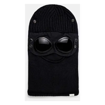 Vlněná kukla C.P. Company Ski Mask tmavomodrá barva, 17CMAC301A005509A