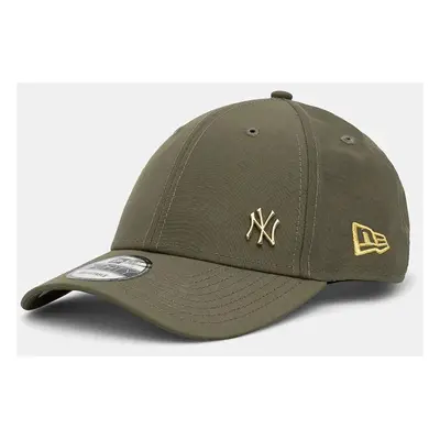 Kšiltovka New Era FLAWLESS 9FORTY® NEW YORK YANKEES zelená barva, hladká, 60565133