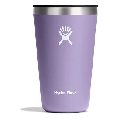 Termohrnek Hydro Flask 16 Oz All Around Tumbler Press-In Lid fialová barva, T16CPB504