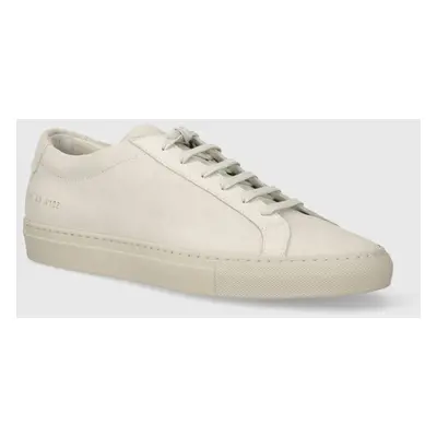 Semišové sneakers boty Common Projects Original Achilles in Suede bílá barva, 2411