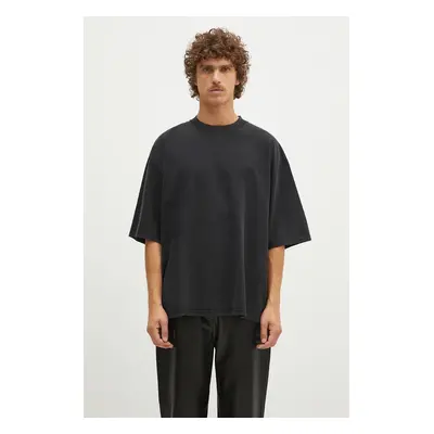 Bavlněné tričko 1017 ALYX 9SM Oversized Crewneck Tee černá barva, s aplikací, AAMTS0486FA01