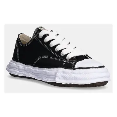 Tenisky Maison MIHARA YASUHIRO Peterson 23 Canvas Low-Top pánské, černá barva, A11FW702