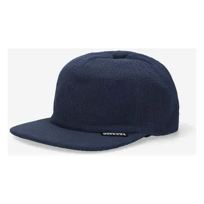 Kšiltovka Gramicci Adjustable Ear Flap Cap tmavomodrá barva, hladká, G2FA.042-navy