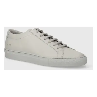 Kožené sneakers boty Common Projects Original Achilles Low šedá barva, 1528