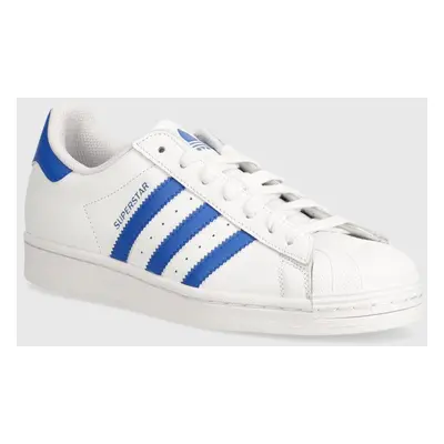 Kožené sneakers boty adidas Originals Superstar bílá barva, IG9368