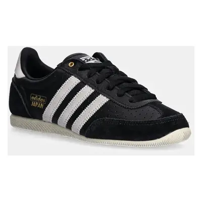 Kožené sneakers boty adidas Originals Japan W černá barva, IH5490