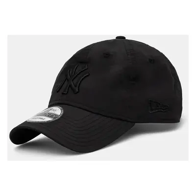 Kšiltovka New Era POLY 9TWENTY® NEW YORK YANKEES černá barva, s aplikací, 60565549