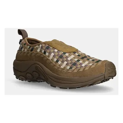 Boty Merrell 1TRL Jungle Moc Evo Woven Se dámské, zelená barva, J007284