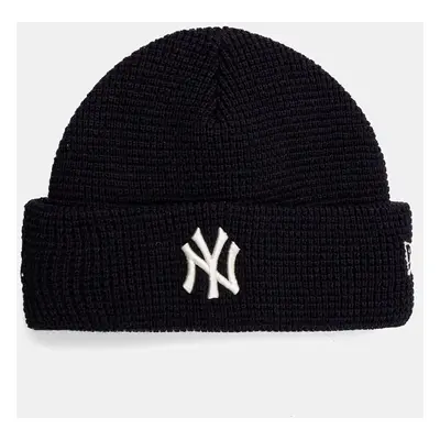 Čepice New Era SHORT CUFF BEANIE NEW YORK YANKEES tmavomodrá barva, 60565437