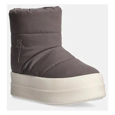 Sněhule Rick Owens Mega Bumper Low Lunar dámské, šedá barva, DS02D2839.MUPAM9