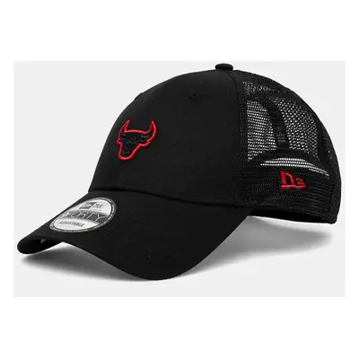 Kšiltovka New Era 9FORTY® TRUCKER CHICAGO BULLS černá barva, s aplikací, 60565547