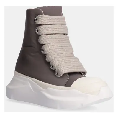 Kecky Rick Owens Jumbo Laced Abstract Sneak dámské, šedá barva, DS02D2844.MUPAW2