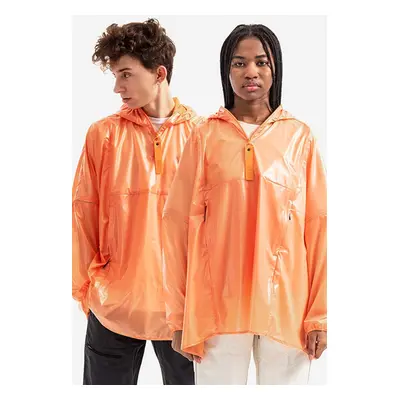 Nepromokavá bunda Rains Ultralight Anorak oranžová barva, přechodná, oversize, 18760.ORANGE-ORAN