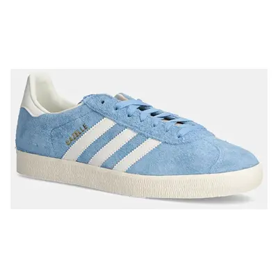 Semišové sneakers boty adidas Originals Gazelle modrá barva, IF9653