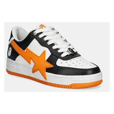 Kožené sneakers boty A Bathing Ape STA OS #2 L černá barva, 1K70291309