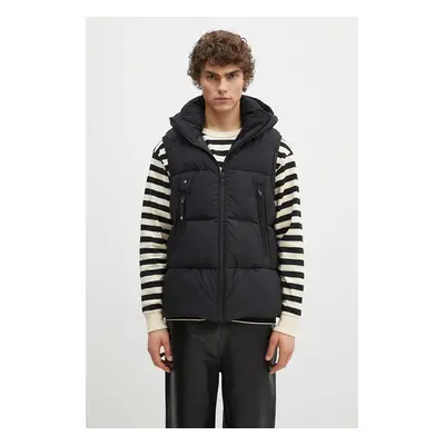 Péřová vesta Y-3 Puffer Vest černá barva, JD9794