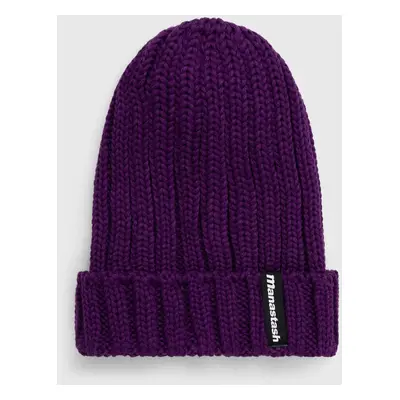 Čepice Manastash 90'S Logo Beanie Ii fialová barva, z husté pleteniny, 7923974005