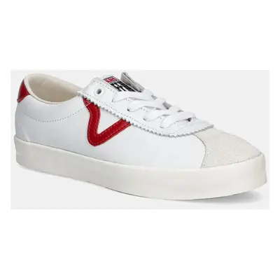 Kožené sneakers boty Vans Premium Classics LX Sport Low 73 bílá barva, VN000D2JRED1