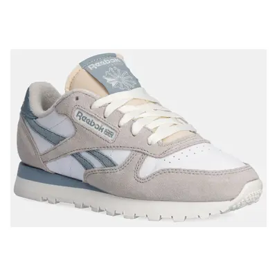 Sneakers boty Reebok Classic Leather šedá barva, 100201098