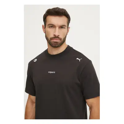 Bavlněné tričko Coperni x Puma černá barva, 628305