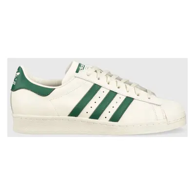 Kožené sneakers boty adidas Superstar 82 GW6011 bílá barva