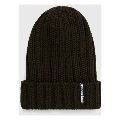 Čepice Manastash 90'S Logo Beanie Ii zelená barva, z husté pleteniny, 7923974005