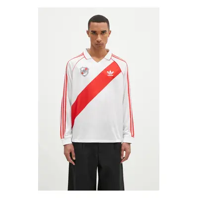 Tričko s dlouhým rukávem adidas River Plate 1994 bílá barva, IV7546