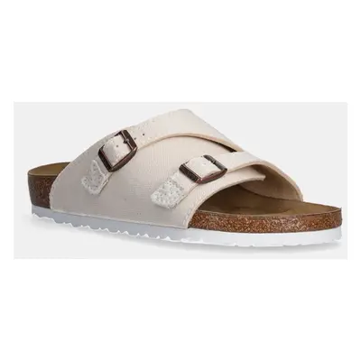 Pantofle Birkenstock Zürich pánské, béžová barva, 1028800