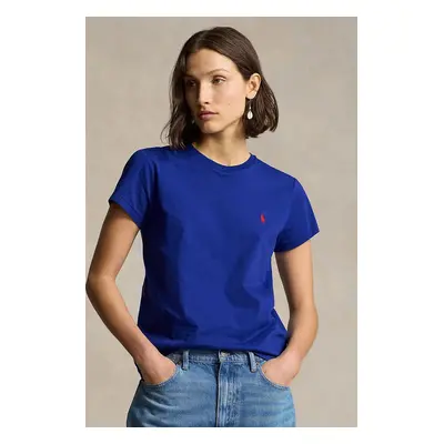 Bavlněné tričko Polo Ralph Lauren tyrkysová barva, 211898698