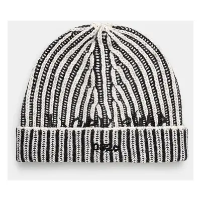 Vlněná čepice 032C ''Crusader'' Rib Beanie černá barva, F24-MAK-3231-150