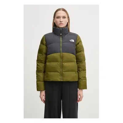 Bunda The North Face Saikuru dámská, zelená barva, zimní, NF0A89JDWOG1