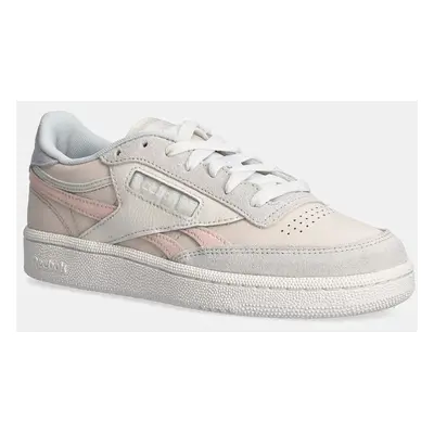 Kožené sneakers boty Reebok Classic Club C Revenge béžová barva, 100201407