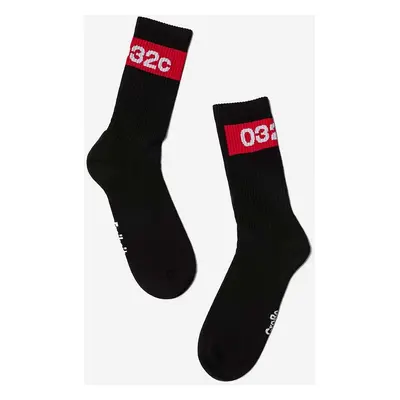 Ponožky 032C Tape Socks černá barva, SS23.A.1010-BLACK