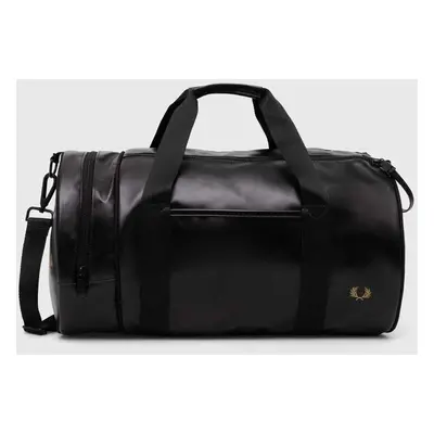 Taška Fred Perry Tonal Classic Barrel Bag černá barva, L7260.774