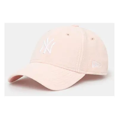 Kšiltovka New Era COSY 9FORTY® NEW YORK YANKEES oranžová barva, s aplikací, 60565257