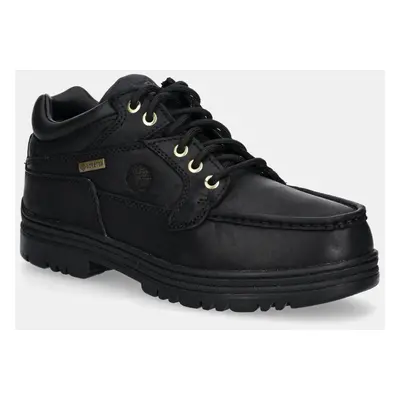 Kožené boty Timberland Heritage MID Lace Gore-Tex pánské, černá barva, TB0A2JU5W021