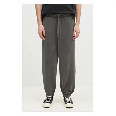 Bavlněné tepláky Carhartt WIP Vista Grand Sweat Pant šedá barva, I032337.87GD