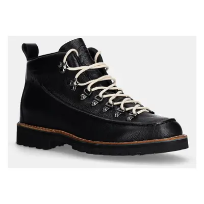 Kožené boty Fracap Magnifico pánské, černá barva, MAGNIFICO.M60.ALLBLK