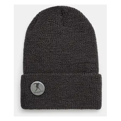 Vlněná čepice Engineered Garments Wool Watch Cap šedá barva, z husté pleteniny, 24F1H037