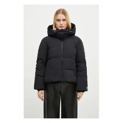 Bunda Kenzo Regular Puffer Jacket dámská, černá barva, zimní, FE62OU1259NH.99