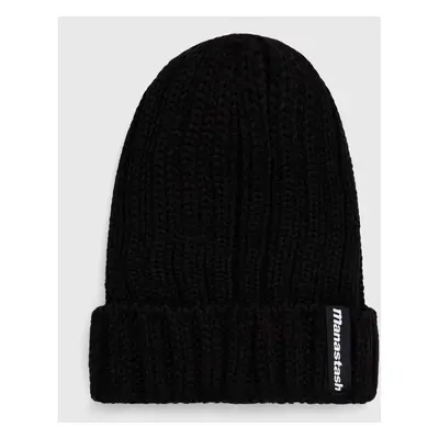 Čepice Manastash 90'S Logo Beanie Ii černá barva, z husté pleteniny, 7923974005