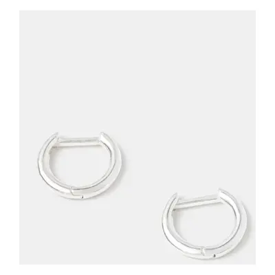 Stříbrné náušnice HATTON LABS Curve Earrings S HL.W4.637.SL