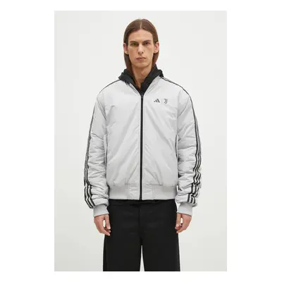 Oboustranná dětská bomber bunda adidas Juventus x NASA Jacket pánská, černá barva, přechodná, ov