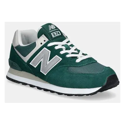 Sneakers boty New Balance 574 zelená barva, U574ESG