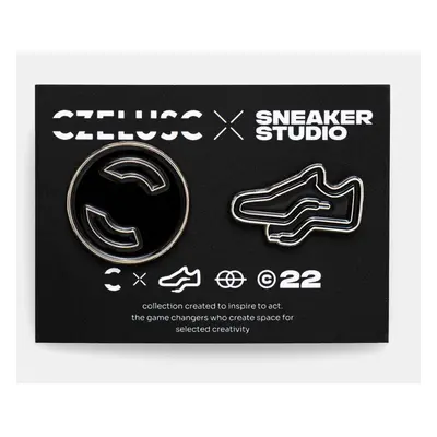 Cvoček SneakerStudio x Czeluść PIN.COLLAB.SSXCZ-black