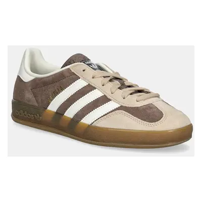 Sneakers boty adidas Originals Gazelle Indoor hnědá barva, IF9646