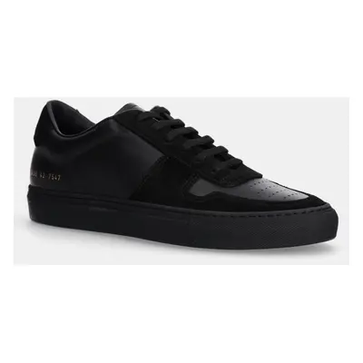 Kožené sneakers boty Common Projects Bball Duo černá barva, 2436.7547