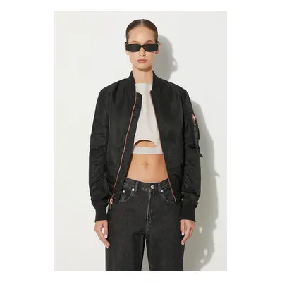 Bomber bunda Alpha Industries MA-1 VF LW černá barva, přechodná, 156001.209-black